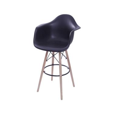Imagem de Banqueta Eames Dkr Com Braço - Preta