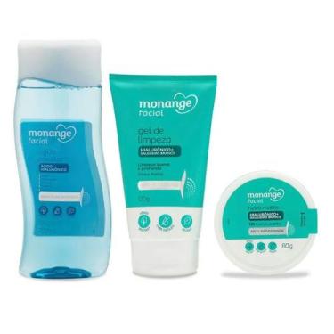 Imagem de Kit Monange Facial Anti-oleosidade Gel de limpeza 120ml + Hidratante 8