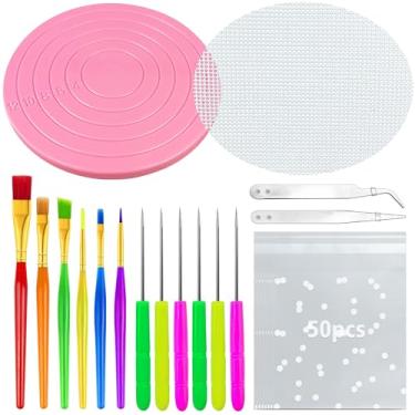 Imagem de 67 peças de kit de decoração de biscoitos, incluindo pincéis de toca-discos, sacos de agulha para decoração de bolos, cupcake e biscoitos