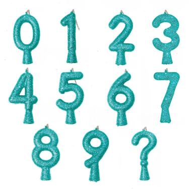 Imagem de Vela De Aniversário Puro Glitter Tiffany Modelo 6