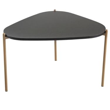 Imagem de Mesa De Centro Alta Base Dourada - Nero