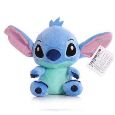 Imagem de Pelúcia Stitch - Disney (Tsum Tsum) Desenho Azul e Rosa