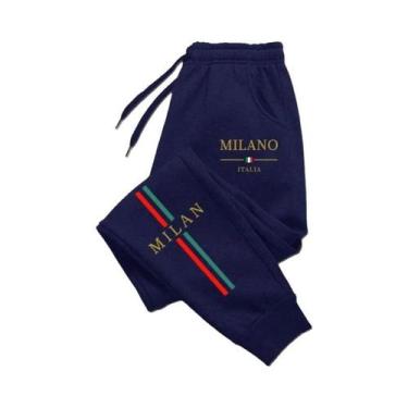 Imagem de Calças Jogger Impressas Da Cidade De Milão Para Homens E Mulheres, Out