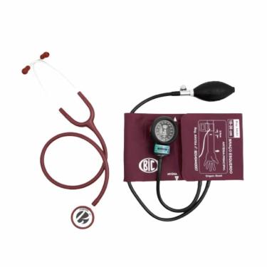 Imagem de Kit Conjunto Esfigmomanômetro + Estetoscópio Com Garantia Bic