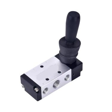 Imagem de PXNQMTJM Válvula de controle manual pneumática de 5/3 vias válvula manual de retorno da mola 4H230C-08 porta 1/10.2 cm 4H230E-10 3/20.3 cm 4HA230C-10(4H230P-06)