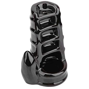 Imagem de HEEPDD Queimador de Incenso de Refluxo de Fumaça, Suprimentos de Aromaterapia de Cerâmica Criativa, Decoração de Casa, Com Efeito de Sono para Auxílio à Meditação, para Sala de chá, (Tipo 1)