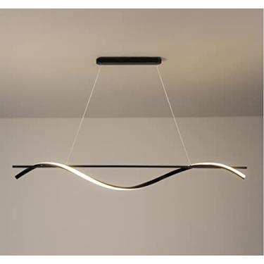 Imagem de Lustres de LED para mesas de jantar e bar, luminárias de teto de LED criativas e personalizadas para escritórios.