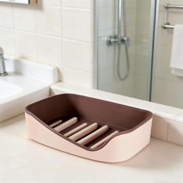 Imagem de Saboneteira, saboneteira de plástico para banheiro para chuveiro