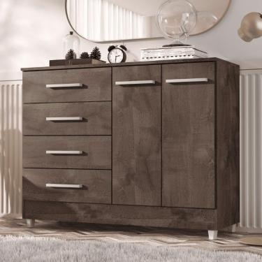 Imagem de Comoda Gisele 4 Gavs  2 Portas