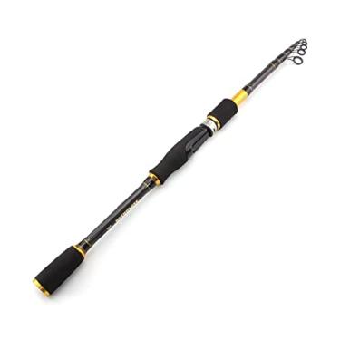 Imagem de Vara de pesca com bolso para vara de pesca, vara de pesca de carbono, portátil, telescópica, fundição, peixe giratório, equipamento de pesca manual, vara de mar, conjuntos de vara de pesca