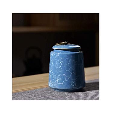 Imagem de U5GAAALPPQ9 Urna funerária para adultos com selo de cerâmica à prova de umidade urnas de cremação para cinzas humanas ou exibição de animais de estimação em casa, nº 4