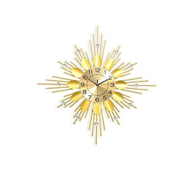 Imagem de Relógio de parede, sala de estar, personalidade, relógio de parede, quarto europeu, moderno, grande, decoração de casa