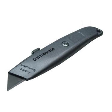 Imagem de Estilete De Segurança Lâmina Trapezoidal 61x19mm Starfer