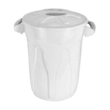 Imagem de Cesto Lixeira Plastico Tipo Balde 60l Branco - jsn