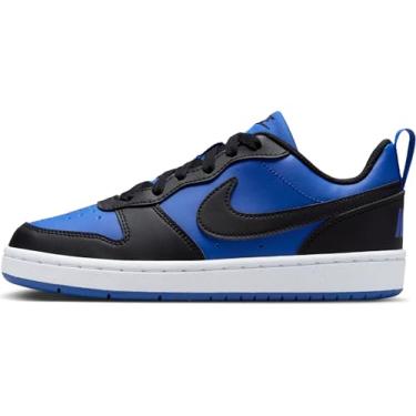 Imagem de NIKE Tênis masculino Court Borough Low Recraft Gs, Game Royal, preto e branco, 5 UK