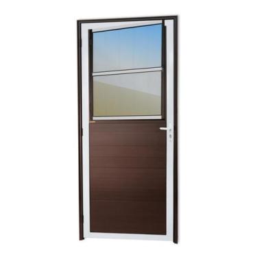 Imagem de Porta Lambril com Grade Super 25 Vidro Reflex 210cm X 86cm Brimak Aber