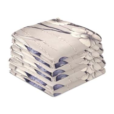 Imagem de Wassud Toalhas de cozinha Pássaro Panos de prato de cozinha pacote com 6 panos de prato macios com laço para pendurar toalha de mão super absorvente de secagem rápida toalhas de chá de mesa