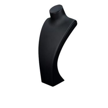 Imagem de Organizador de joias suporte de exibição de colar de jade suporte de joias suporte de pingente preto/branco suporte de exibição de joias (preto, GG)