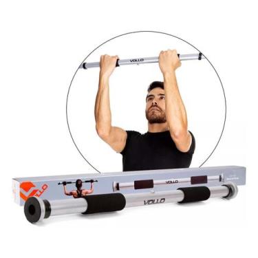 Imagem de Barra De Exercícios Para Porta Fixa Por Pressão Vollo Vp1039 - Vollo S