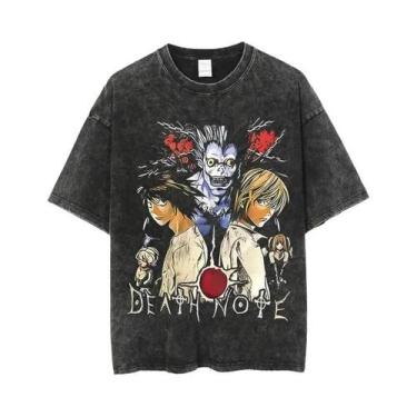 Imagem de Camiseta Unissex Oversize De Algodão Com Estampa Gráfica Vintage De An