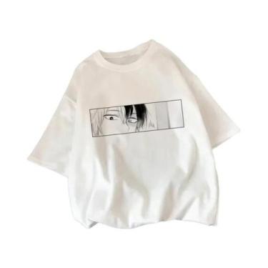 Imagem de Camiseta Feminina De Verão Com Estampa My Hero Academia Shoto Todoroki