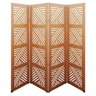 Imagem de Biombo Dubai 4 Folhas com 08 Pezinhos - ComercialMasul