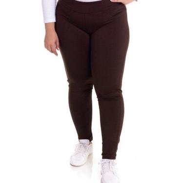 Imagem de Calça Legging Feminina Plus Size Peluciada - Serena-Feminino