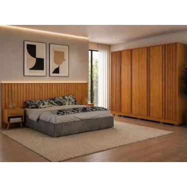 Imagem de Dormitório casal Ripado completo Premium Arbo Design