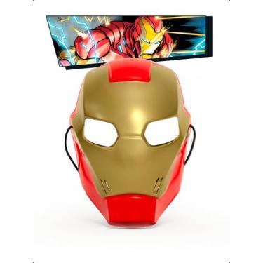 Imagem de Máscara Fantasia Heróis Infantil Marvel Vingadores Diversão -