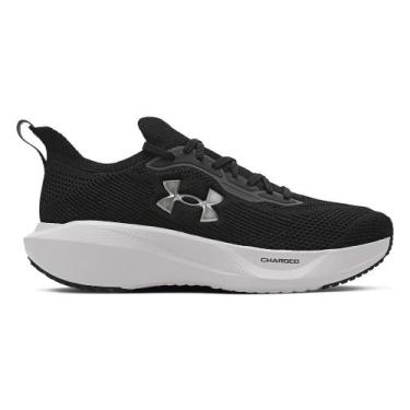 Imagem de Tenis under armour slight 3 unissex - 39, Black, White, Metalcsilver, 
