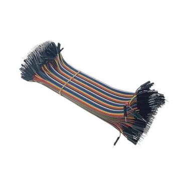 Imagem de Fios Jumper Dupont De 10CM, 20CM, 30CM, 40 Pinos, Macho Para Macho E F