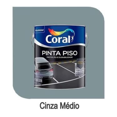 Imagem de Tinta Pinta Piso Cinza Médio 3,6L Coral