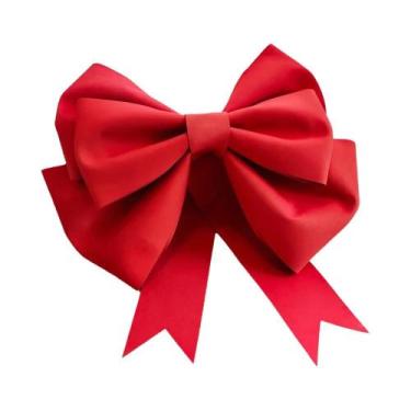 Imagem de Laço Grande Feito À Mão Em Material EVA Para Decoração De Natal, Festa