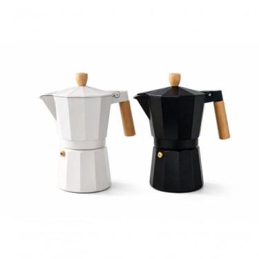 Imagem de Cafeteira Italiana Milão 6 Xícaras 300ml Alumínio com Cabo Ergonômico 