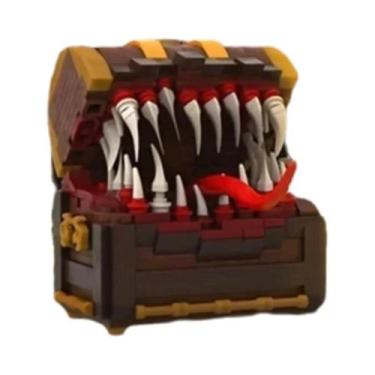 Imagem de Kit De Blocos De Construção Monstro Baú Do Tesouro Pirata 330 Peças MO
