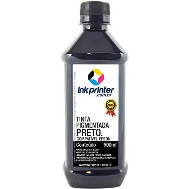 Imagem de Tinta Inkprinter Preta Pigmentada para Impressora Epson (500ml)