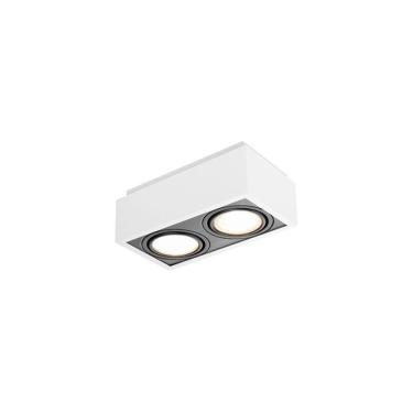 Imagem de Spot de Sobrepor Newline Box para 2 Lâmpadas MR16 GU10 Bivolt Branco