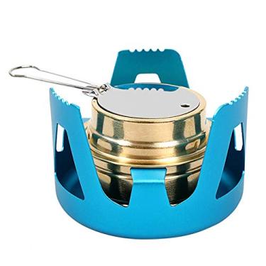 Imagem de Wemay Mini fogão a com suporte para queimador leve para mochila, acampamento, caminhadas, pesca