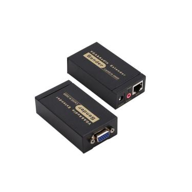 Imagem de Extensor VGA 100m Extender VGA Até 100m Via Cabo Cat5e ou Cat6