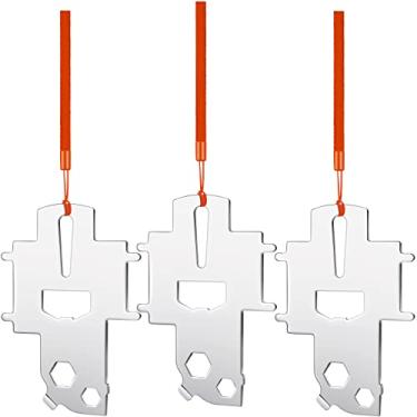 Imagem de Loosh 3 peças placa de convés chave de enchimento chave de combustível marinho chave de aço inoxidável barco tampa de gás ferramenta chave com cordão de pulso para enchimento de resíduos de água do tanque de combustível