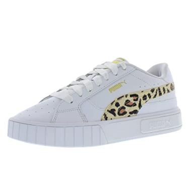 Imagem de PUMA Women's Cali Star Sneaker (9, Puma White/Summer Melon Pheasant, Numeric_9)