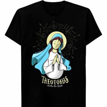 Imagem de Lançamento Camisetas Estampadas Maria Mãe De Jesus Religião - Duchico