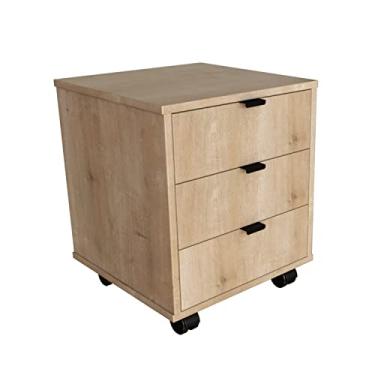 Imagem de GAVETEIRO FALKK DUMBO 3 GAVETAS AMADEIRADO