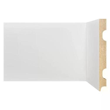 Imagem de Rodapé MDF 1501 Moldufama 2,4 m - Branco
