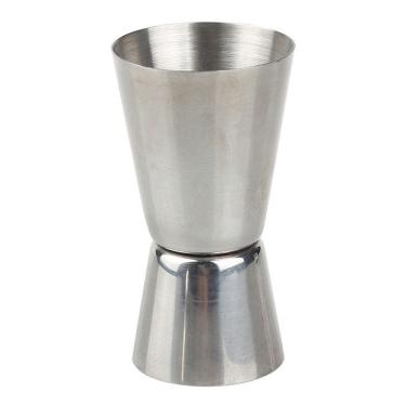 Imagem de Dosador Duplo em Aço Inox Para Medição de Bebidas e Drinks 15ml 30ml