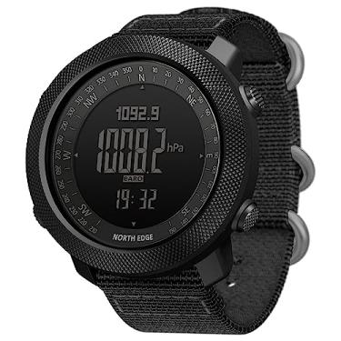 Imagem de lifcasual Relógio masculino digital para esportes ao ar livre com altímetro, barômetro, bússola, hora mundial, 50M, relógio de pulso com pedômetro