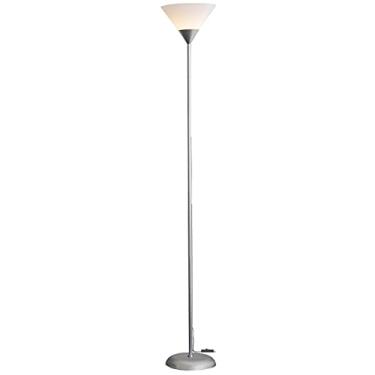 Imagem de Luminária Chão 1,80m Pedestal Coluna Abajur Led Spot Bivolt Gimpo PF-04 Cor: Prata