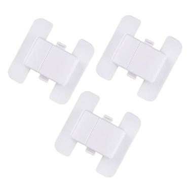 Imagem de FAVOMOTO 3Pcs Bloqueio De Geladeira Bebê Freezer Bloqueio De Plástico Branco Multifuncional