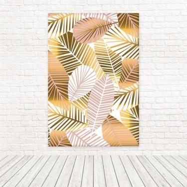 Imagem de Painel Retangular Tecido 3D Folhagens 1,50X2,20 Frt-5239
