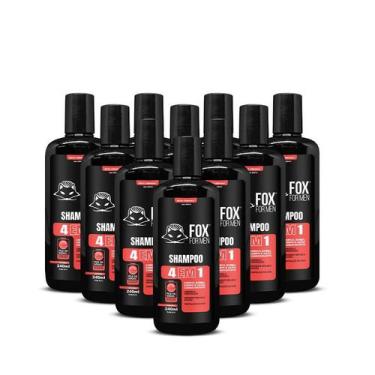 Imagem de Shampoo 4 Em 1 250ml - Fox For Men - 10 Unidades